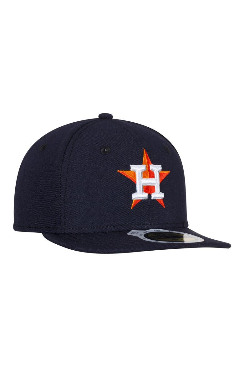 Youth New Era Navy Houston Astros Authentic Collection On-Field Home 59FIFTY Fitted Hat, Main, color, NAVY
