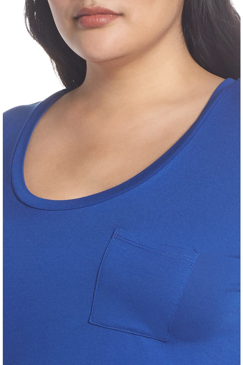 Knit Drawstring Waist Maxi Dress, Alternate, color, BLUE MAZARINE
