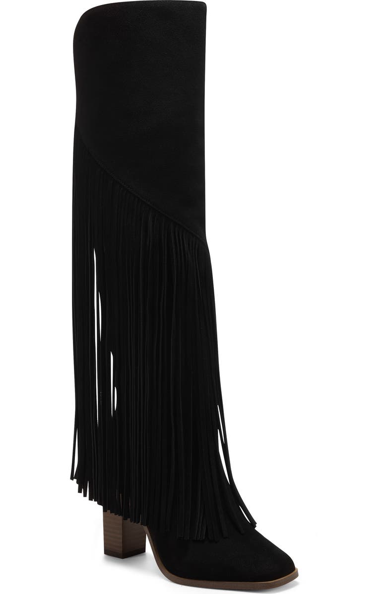 Jessica Simpson Asire Fringe Knee High Boot, Main, color,