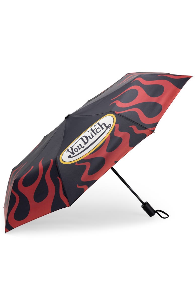 Von Dutch Compact Automatic Umbrella, Strong & Portable, Main, color, Nitro