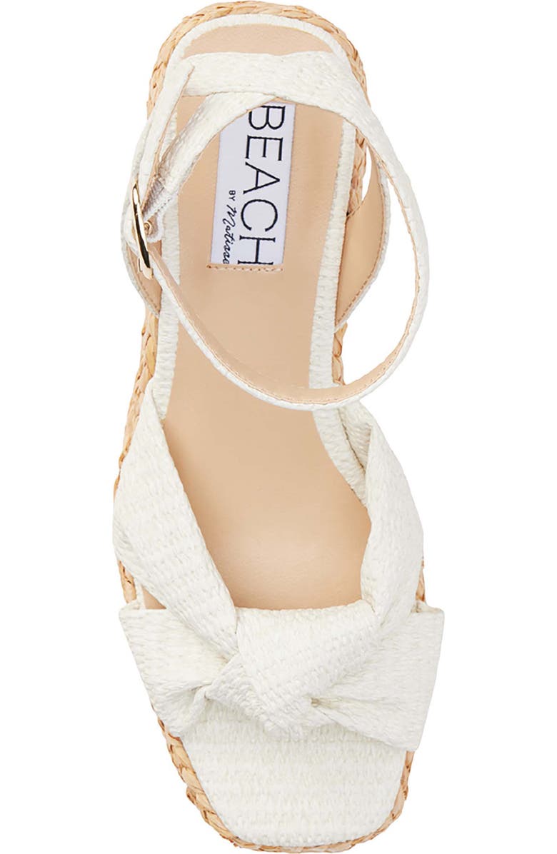 BEACH BY MATISSE Ibiza Ankle Strap Platform Wedge Sandal, Alternate, color, Ivory