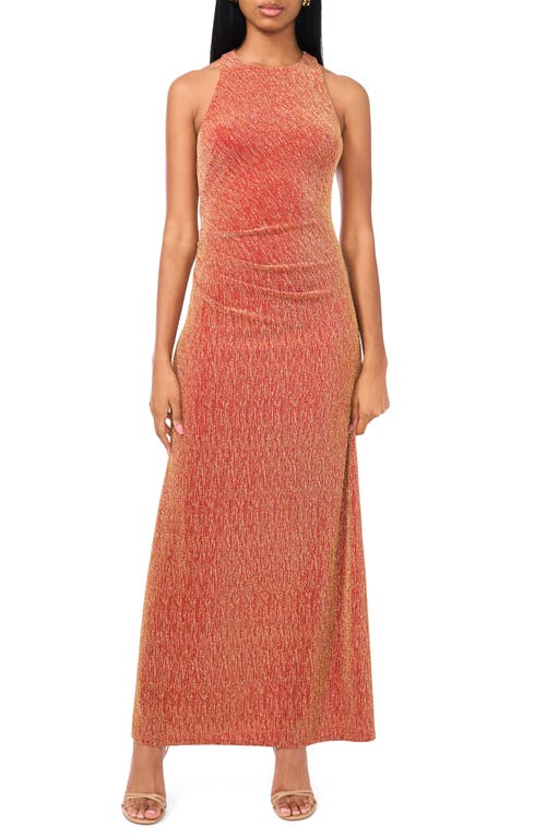 Parker The Sarah Metallic Dress in Red/Gold 