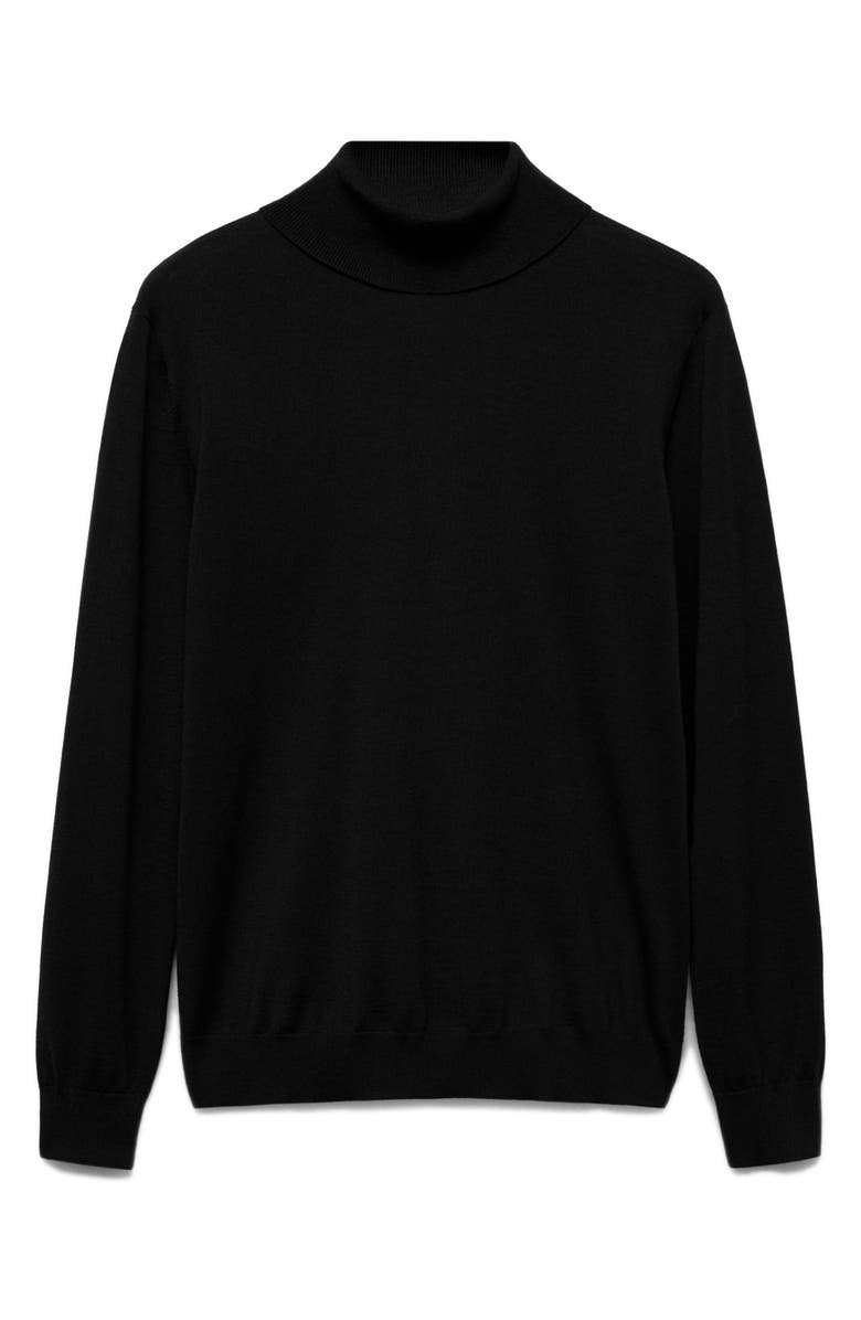 MANGO Wool Turtleneck Sweater, Alternate, color,