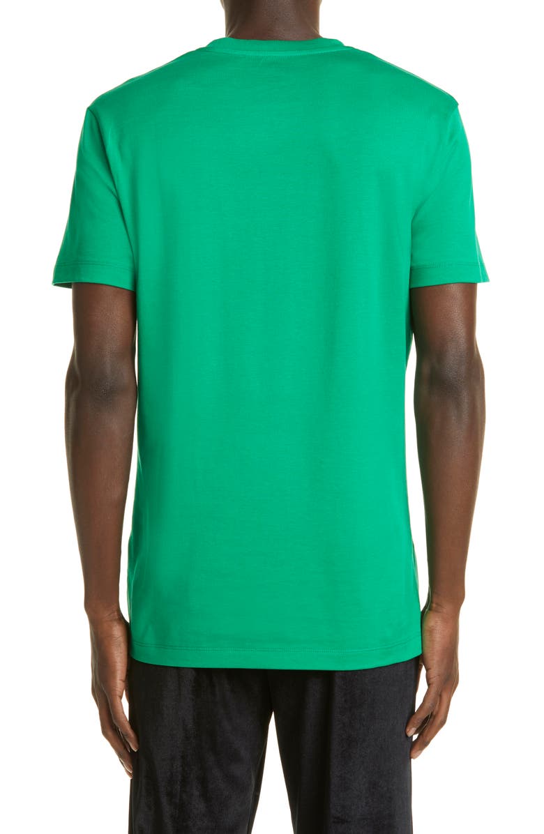 Versace Medusa Logo Cotton Tee, Alternate, color,