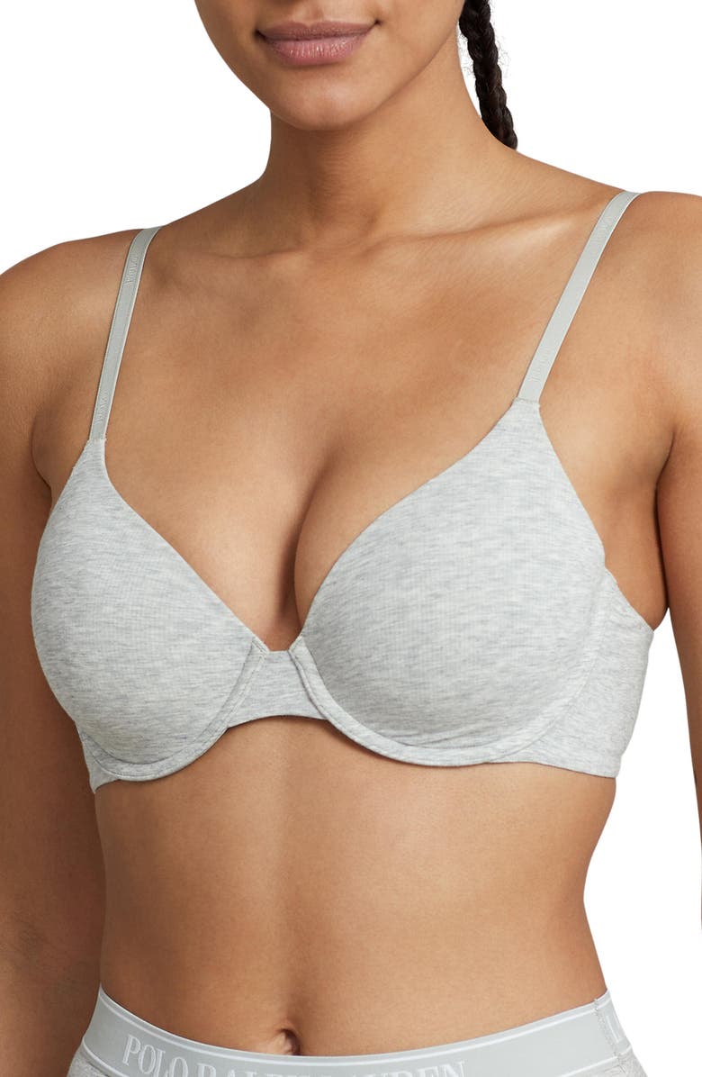 Polo Ralph Lauren Underwire T-Shirt Bra, Main, color, 