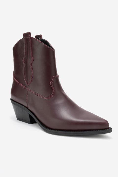 Elia Leather Western Boot (Women)