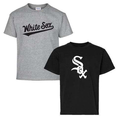 Youth Soft as a Grape  Black/Gray Chicago White Sox Two-Pack T-Shirt Set