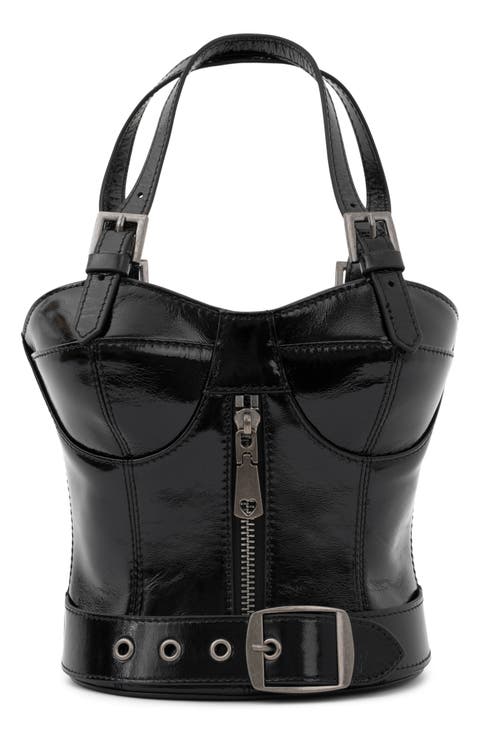 Bodice Leather Handbag