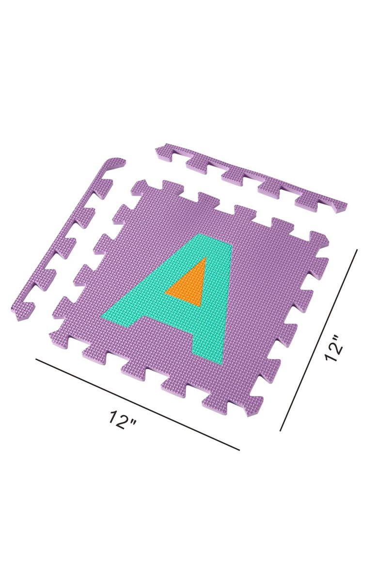 Soft Foam Floor Puzzle Tiles, Alternate, color, Multicolored