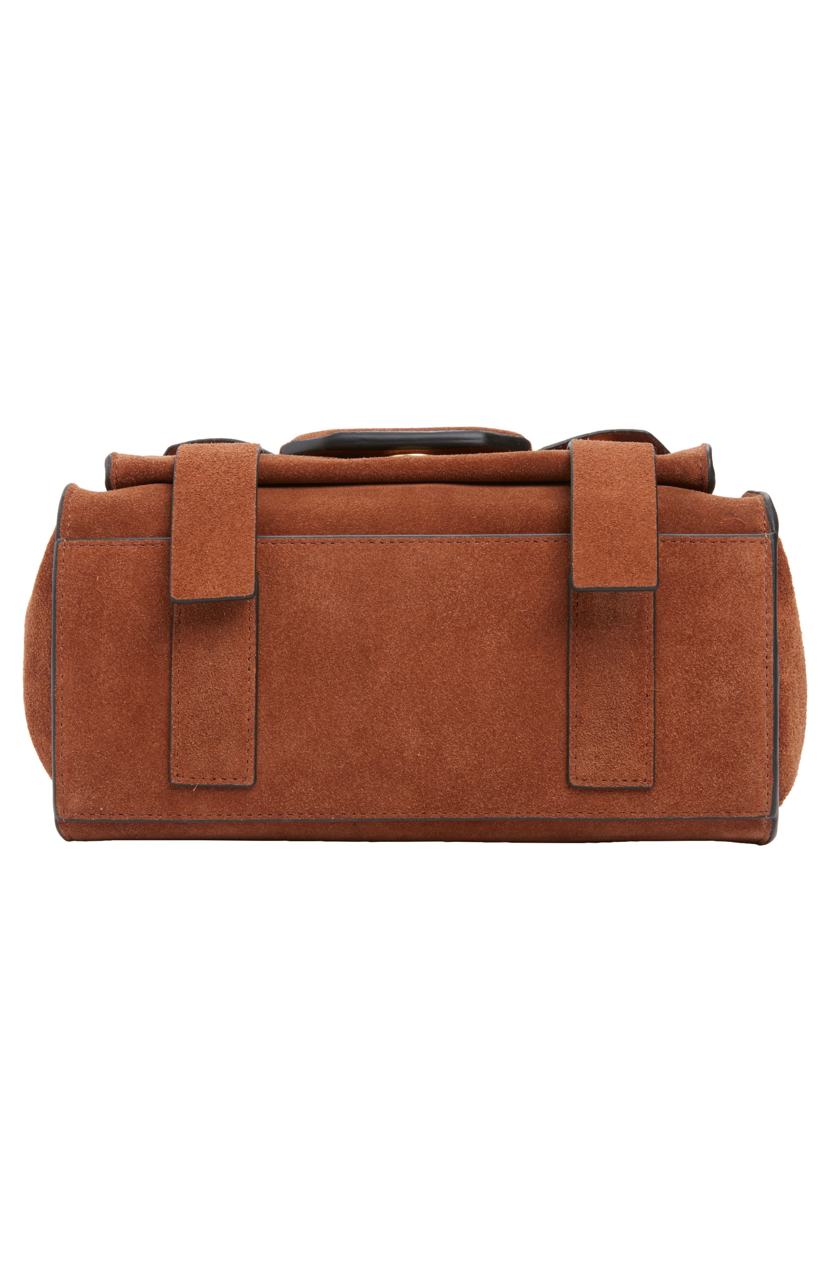 Женские сумки AllSaints Mini Ursa Suede Crossbody — фото 6