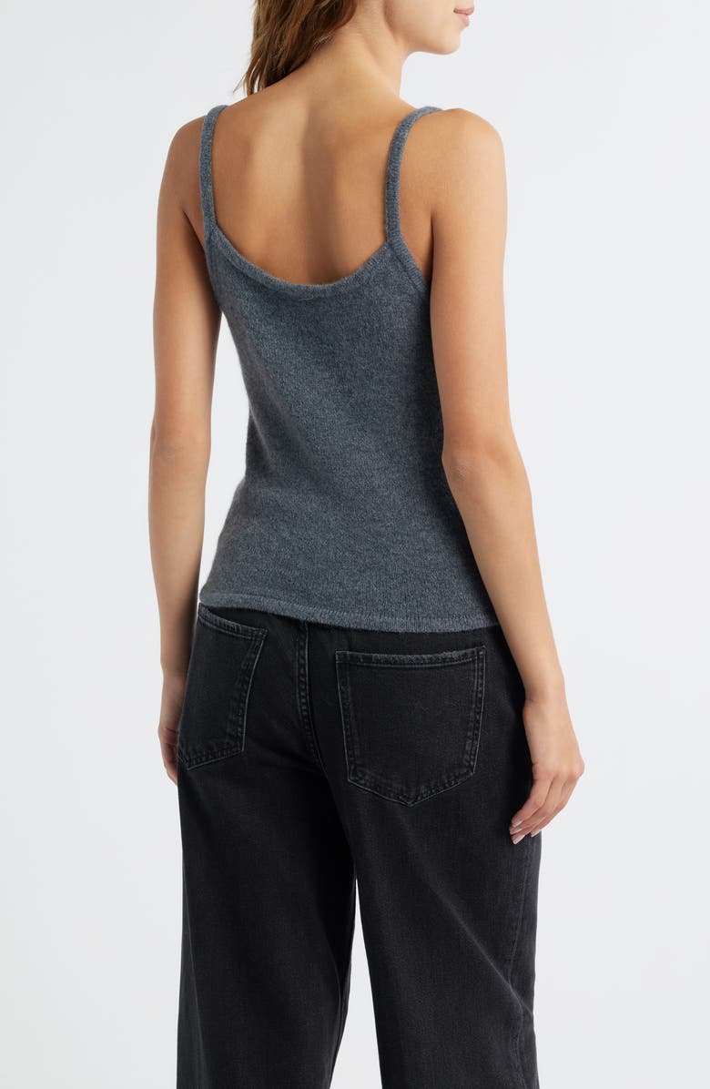 Rails Hollie Slub Camisole, Alternate, color, Charcoal
