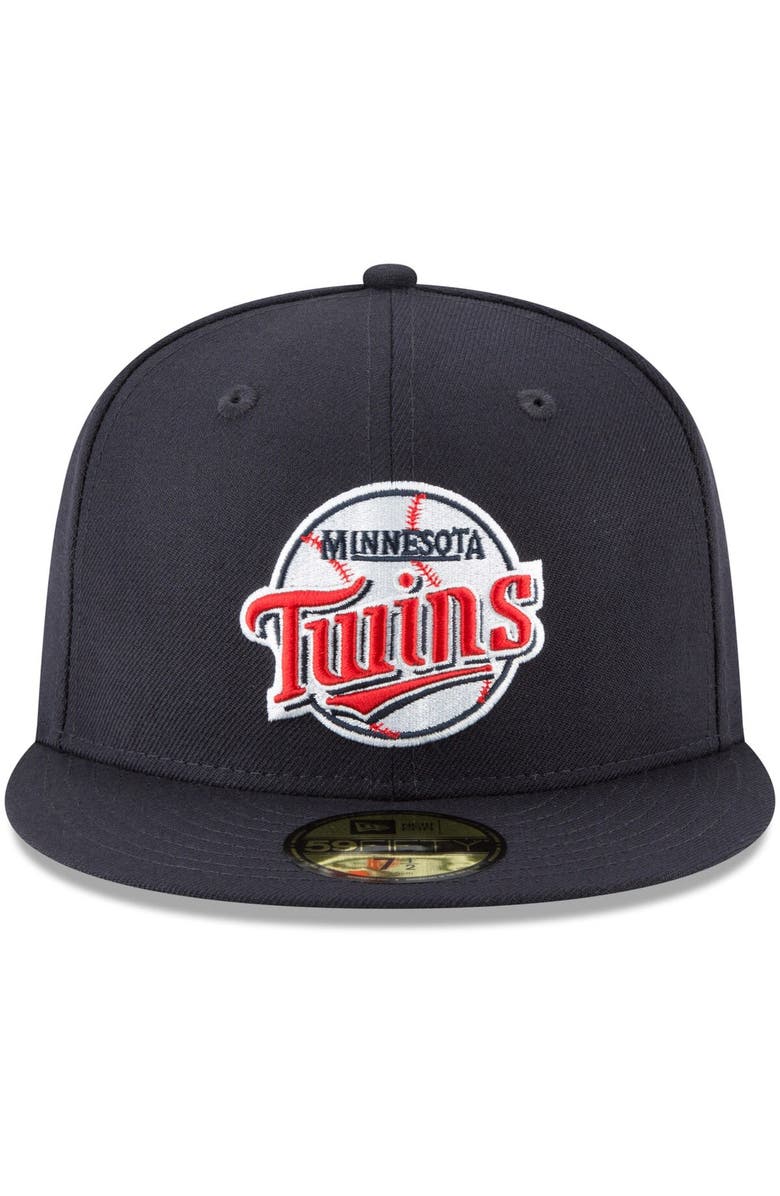 New Era Men's New Era Navy Minnesota Twins Cooperstown Collection Wool 59FIFTY Fitted Hat, Alternate, color, Navy