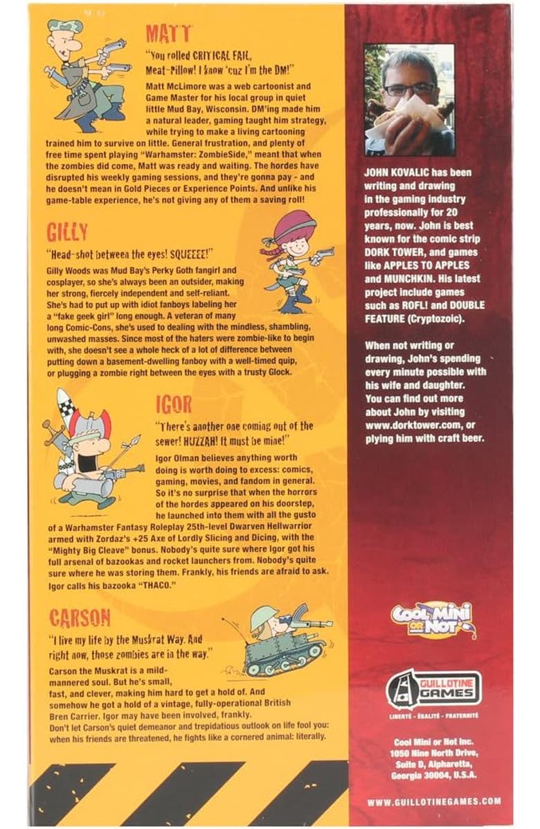 ASMODEE Zombicide Box Board Game with Special Guest Artist John Kovalic, Alternate, color, Multicolored