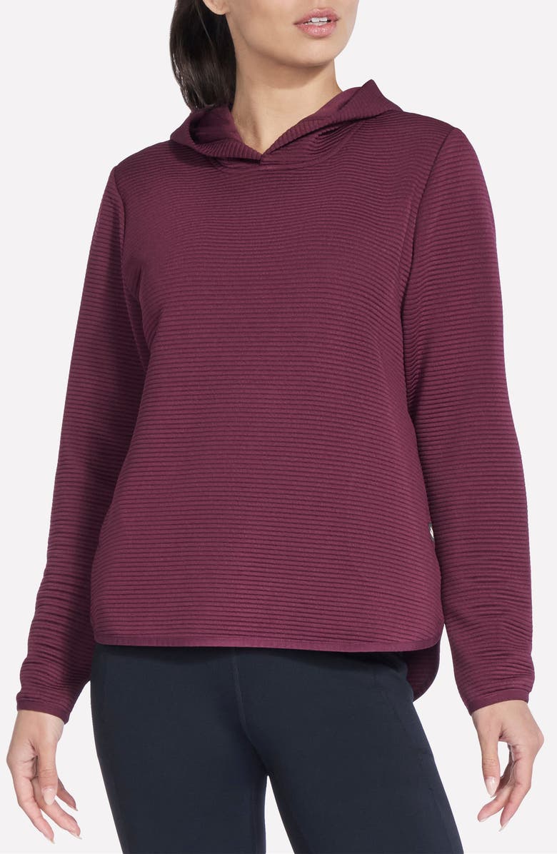 SKECHERS GO WALK<sup>®</sup> Everywhere Tunic Hoodie, Main, color, Fig