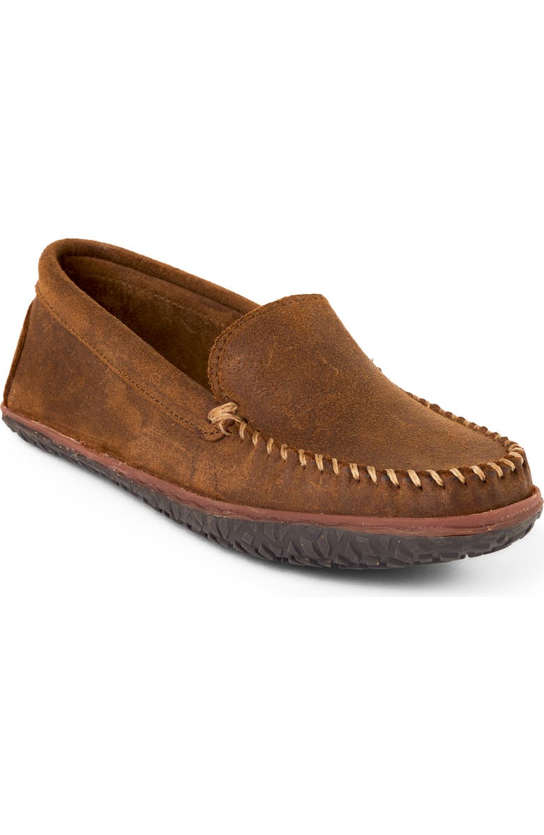 Minnetonka Venetian Tread Loafer, Main, color, Brown
