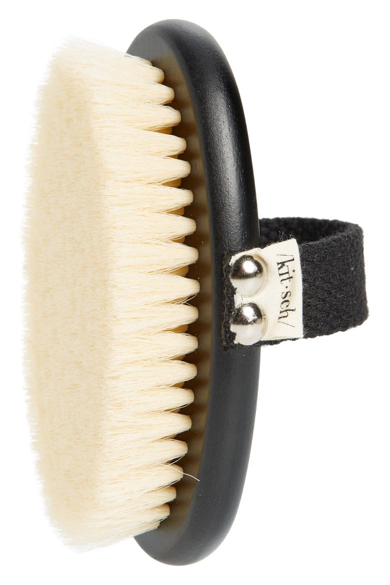 Exfoliating Body Dry Brush, Main, color, BLACK
