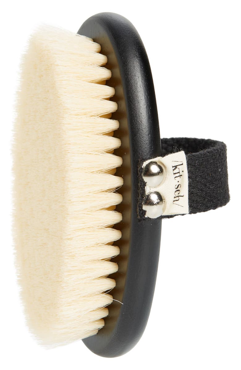 Kitsch Exfoliating Body Dry Brush, Main, color, Black