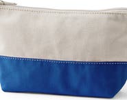 Lands' End Zipper Canvas Pouch