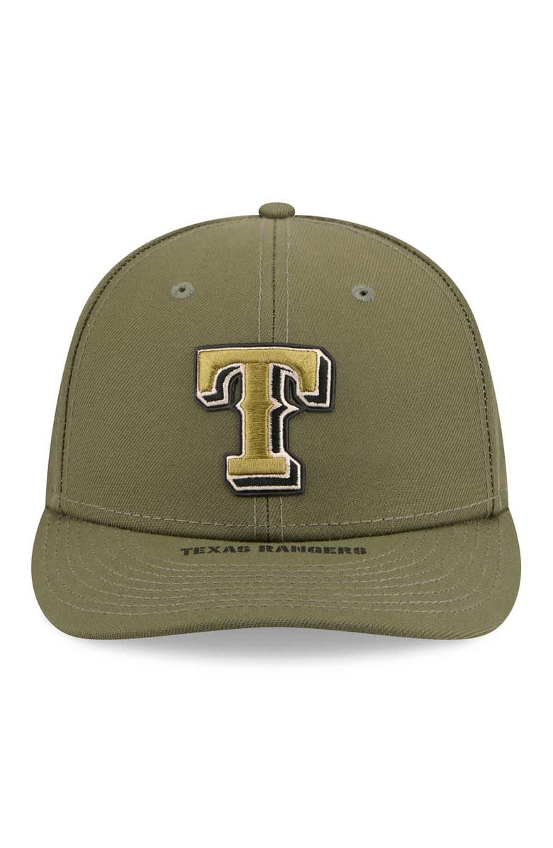 New Era Men's New Era  Olive Texas Rangers 2026 Armed Forces Day Low Profile 59FIFTY Fitted Hat, Alternate, color, Olive