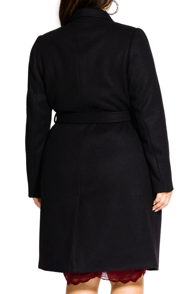 Sultry Military Coat, Alternate, color, BLACK