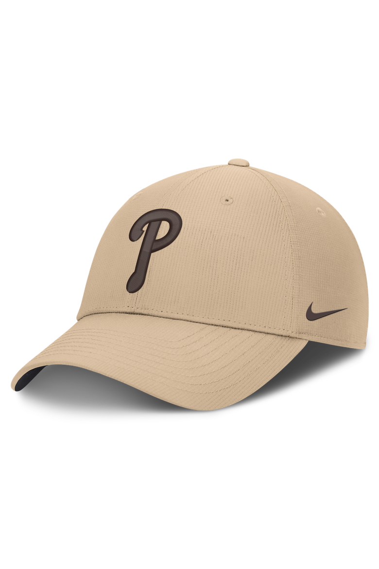 Men's Nike  Khaki Philadelphia Phillies Desert Ripstop Club Adjustable Hat, Main, color, Khaki
