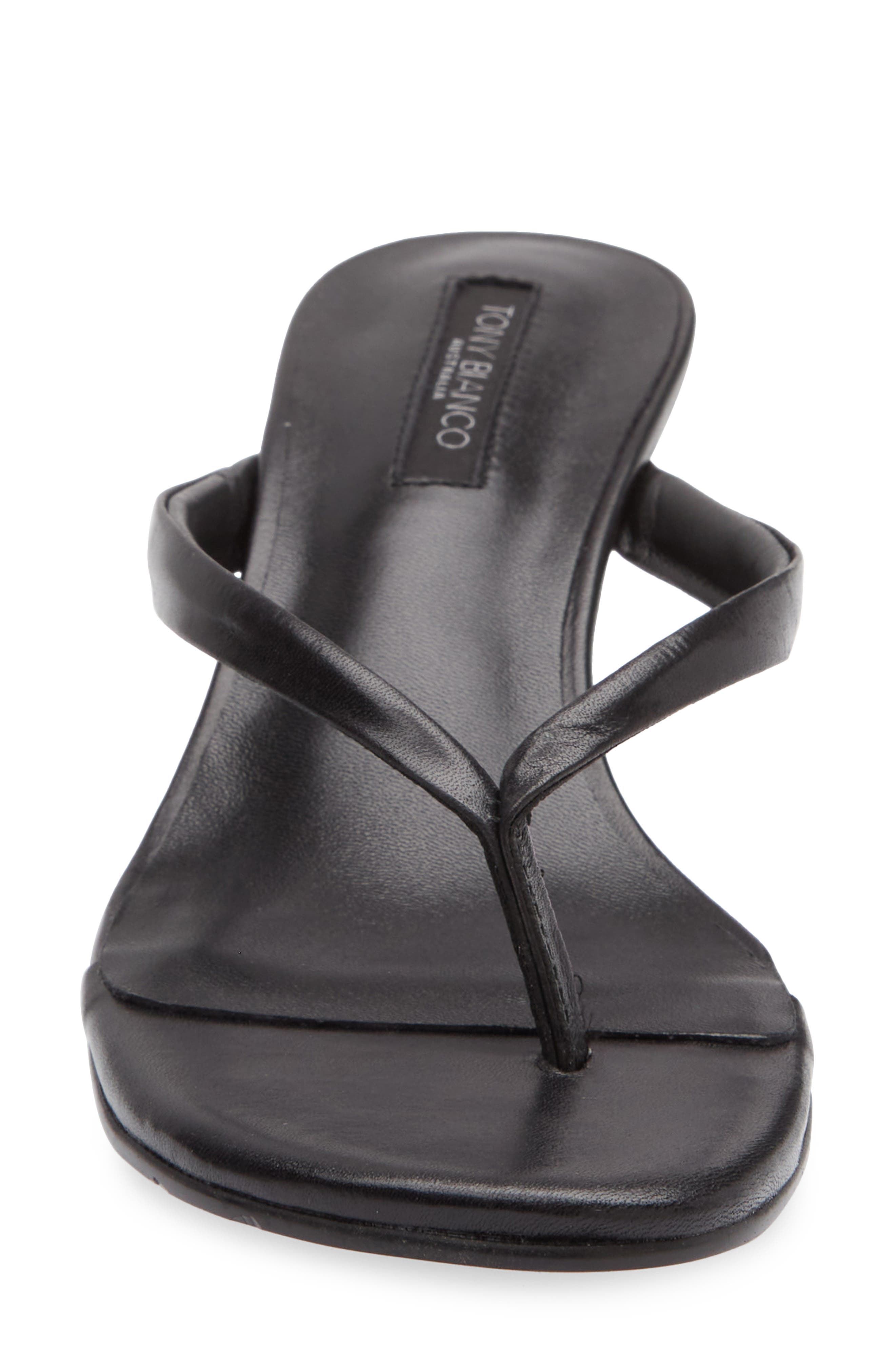 Tony Bianco Edgy Wedge Sandal, Alternate, color, Black Vintage