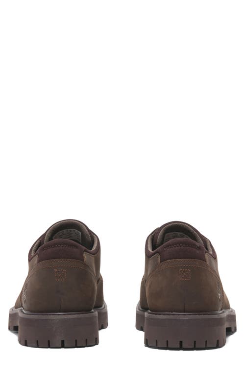 Timberland Britton Road Waterproof Derby In Dark Brown Full Grain