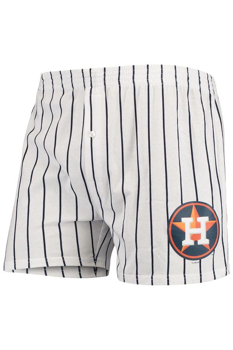 Men's Concepts Sport White Houston Astros Vigor Boxer Shorts, Main, color, White