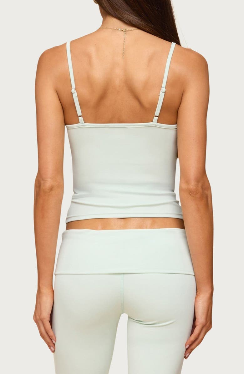 EDIKTED Blonka Crop Camisole, Alternate, color, Mint