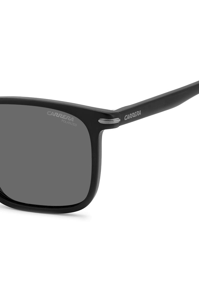 Carrera Eyewear 55mm Polarized Rectangular Sunglasses, Alternate, color, 