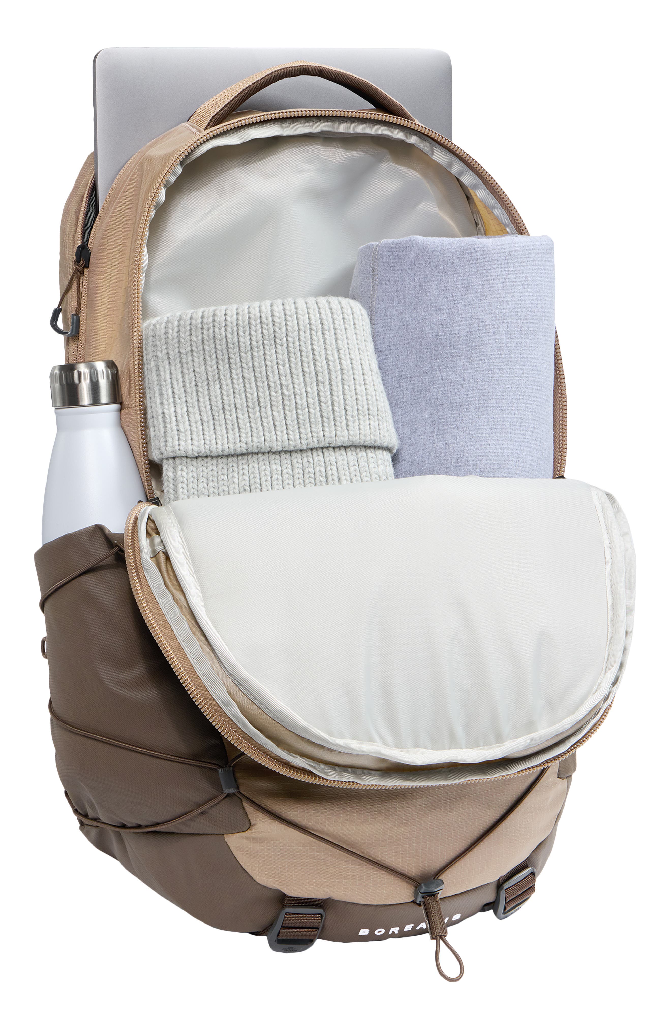 Borealis Water Repellent Backpack, Alternate, color, GARNET/ DARK CHESTNUT