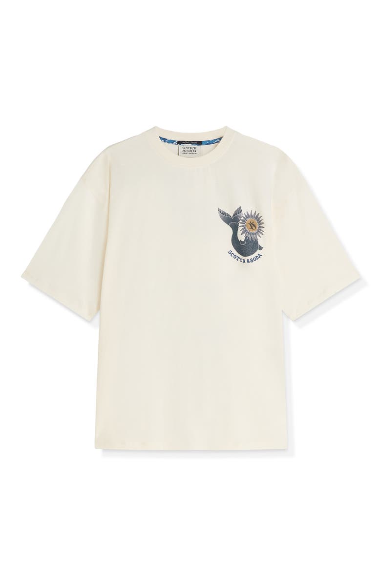 Loose Fit Graphic T-Shirt, Alternate, color, EGGNOG