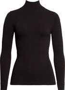 TOTEME Compact Jersey Mock Neck Top