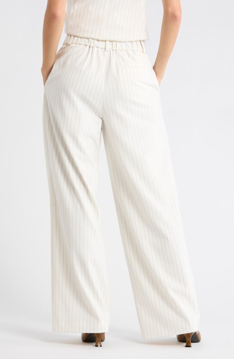 Leith Stripe Trousers, Alternate, color, Ivory- Grey Chia Pinstripe