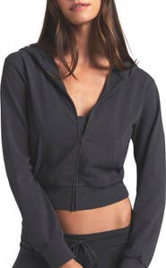 SKIMS Cotton Jersey Zip-Up Hoodie