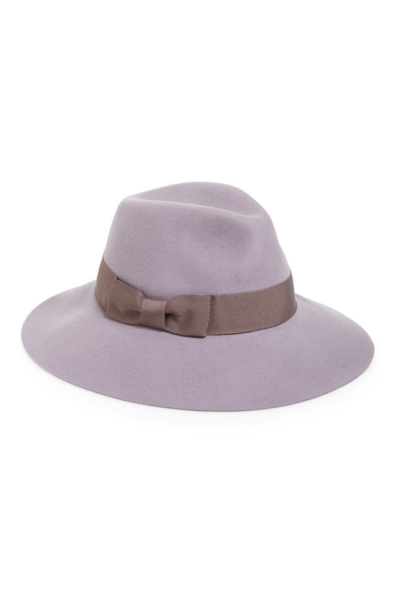 Pastel Wool Fedora, Main, color, LAVENDER