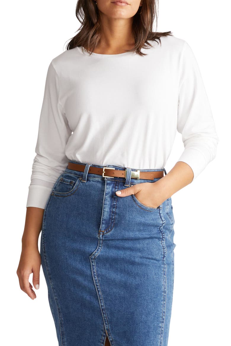T Rex Long Sleeve Tee, Main, color, WHITE