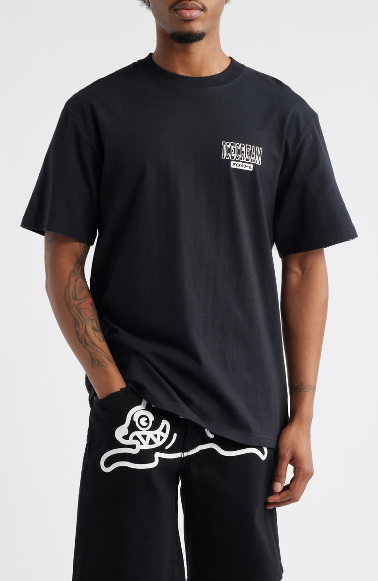 ICECREAM Explosion Oversize Graphic T-Shirt, Main, color, Stretch Limo