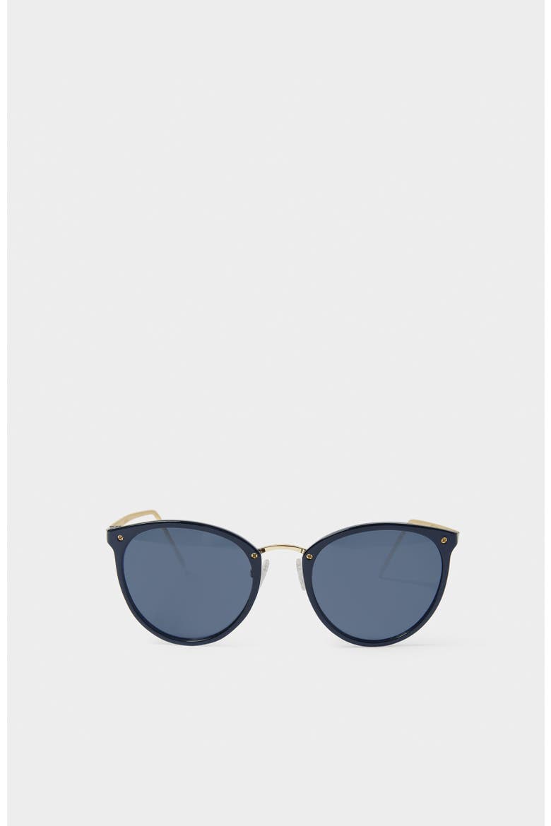 Santorini Sunglasses, Main, color, Navy