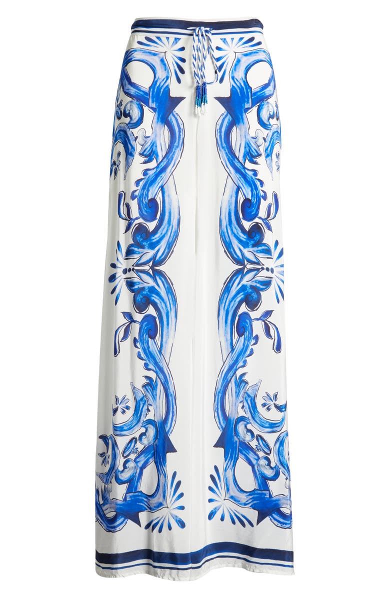 FARM Rio Garden Tiles Cover-Up Pants, Alternate, color,