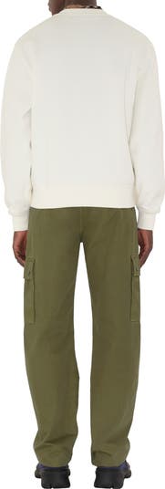 【送関込】Burberry☆Cotton sweatshirt with cross stitch ekd Cross Stitch EKD​ Cotton Hoodie in Black - Men | Burberry