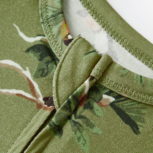 Milkbarn Cotton Stretch Zipper Pajama