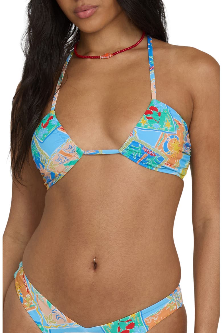 Coastal Cruise Drew Bandeau Bikini Top, Main, color, DREAM BLUE