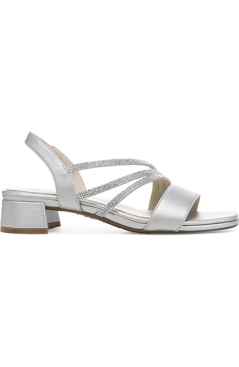 LifeStride Joy Strappy Sandal, Alternate, color, Silver