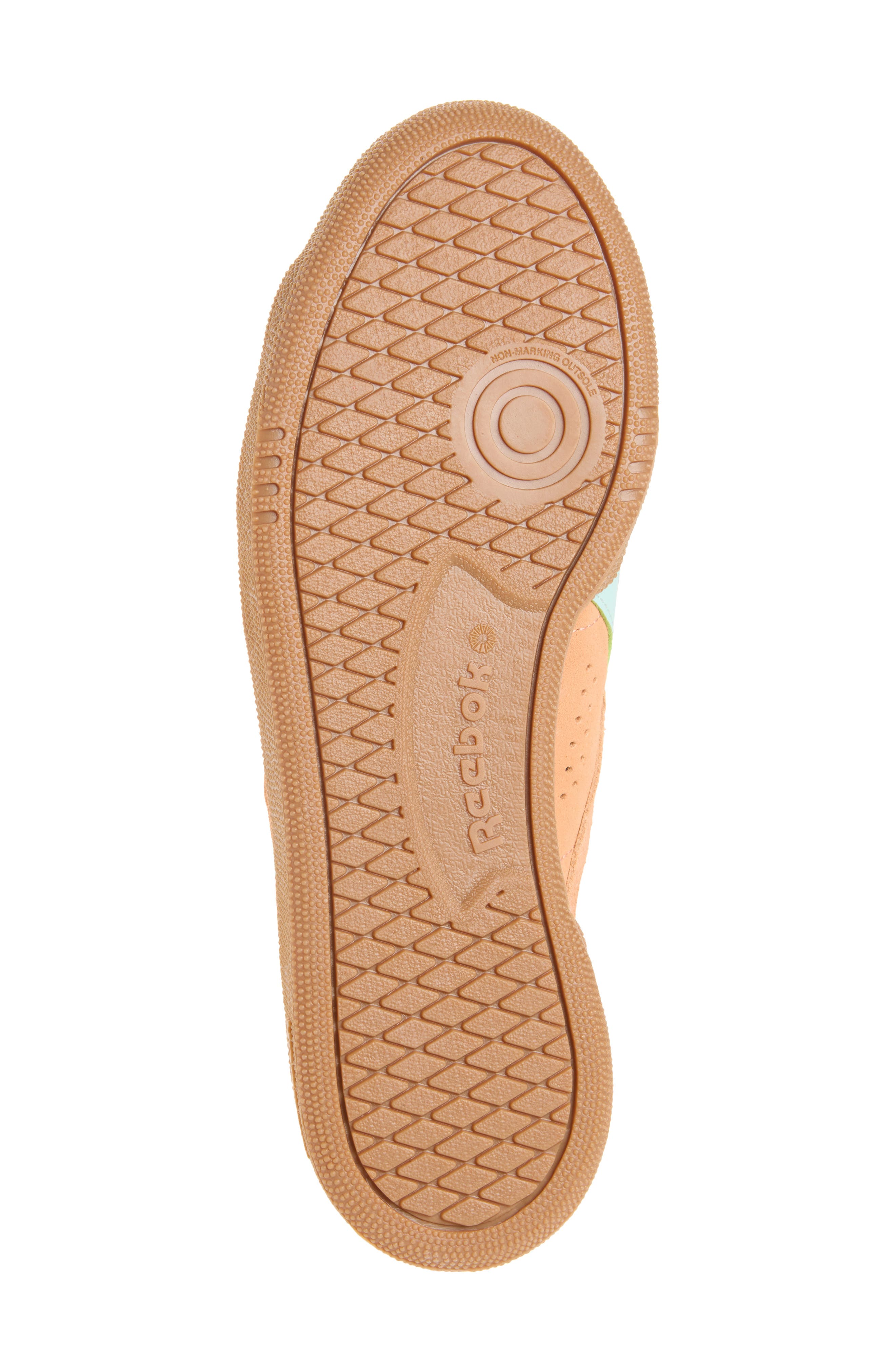 Club C Grounds UK Sneaker, Alternate, color, ORNGE AQUA CHALK