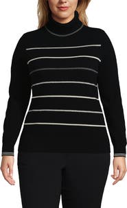 Lands' End Cashmere Turtleneck Sweater