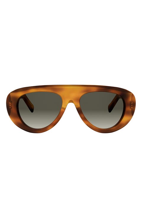 Triomphe Stamp 52mm Gradient Pilot Sunglasses