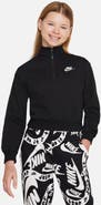 Nike Kids' Sportswear Club Fleece Quarter Zip Pullover