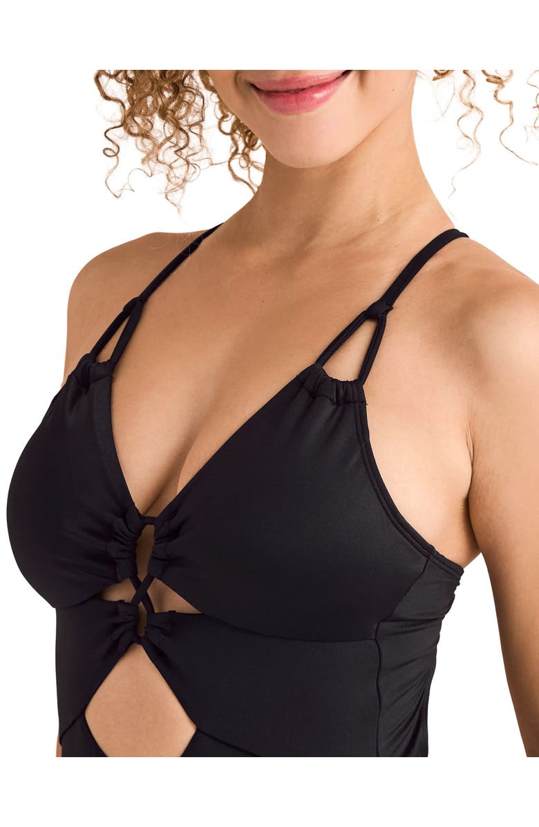 Adore Me Taryn Swimwear One Piece Swimsuit, Alternate, color, Black