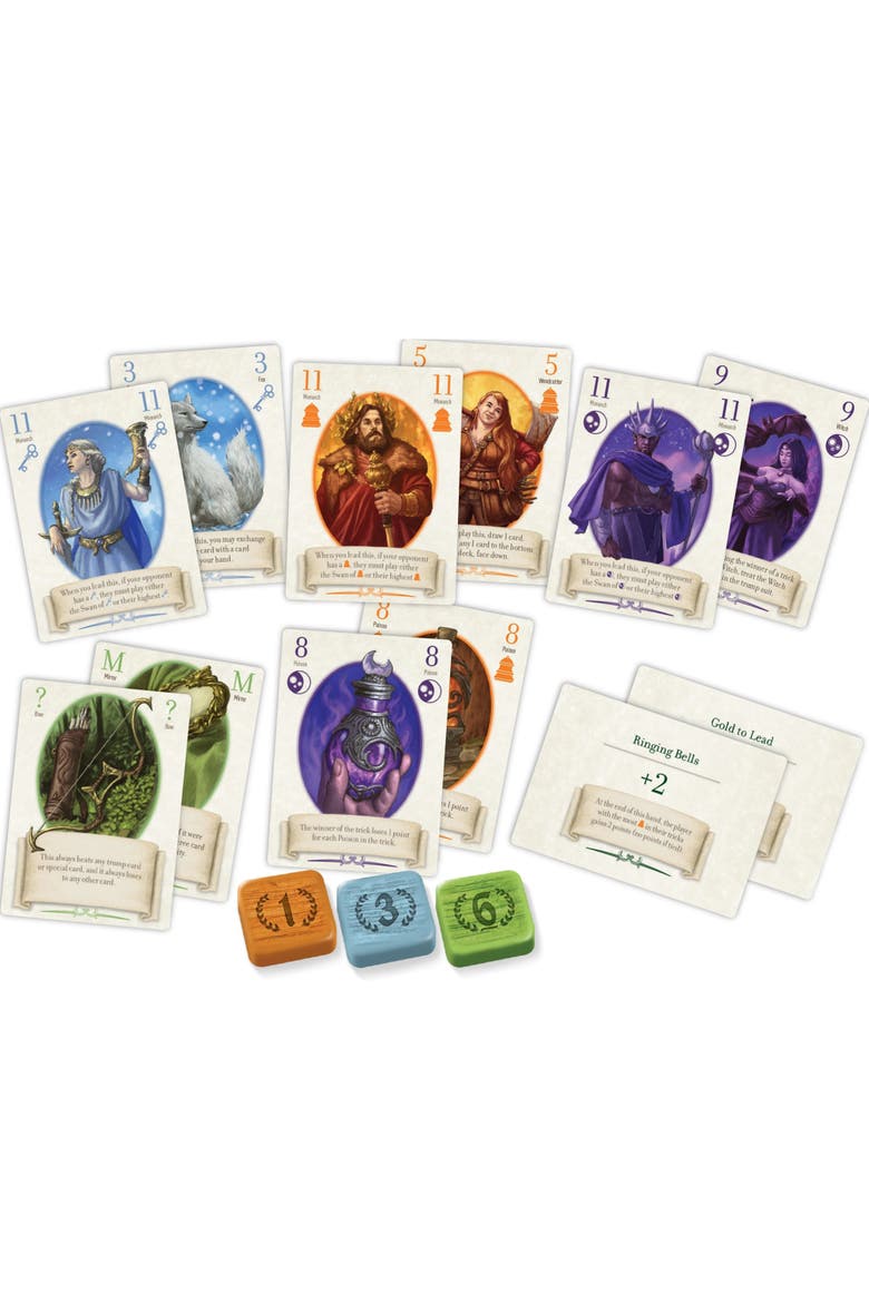 The Fox in the Forest Deluxe Edition, Trick Taking Card Game, Alternate, color, Multicolored